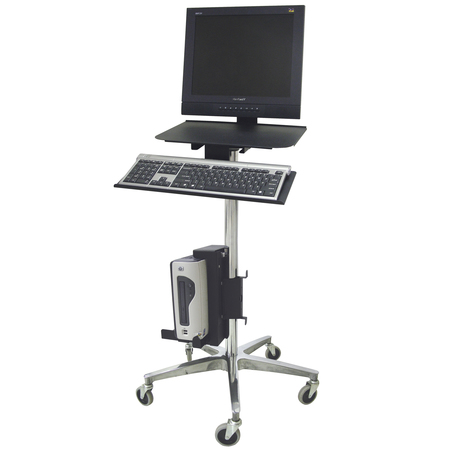 OMNIMED ERGO Computer Transport Stand With Cord Wrap 350713